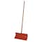 Emsco Group Steel Snow Shovel Pusher Design, 20in Blade, Non-Stick Coating, Wooden Handle 1215-1 - alternate 1